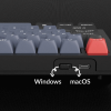 keychron Q3 QMK custom keyboard fully assembled 84 keys